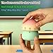 NUOSWEK Cute Mushroom Timer for Kids, High Volume Mechanical Kitchen Timer, Wind Up 60 Minutes Manual Countdown Timer for Classroom, Home, Study and Cooking (Green)