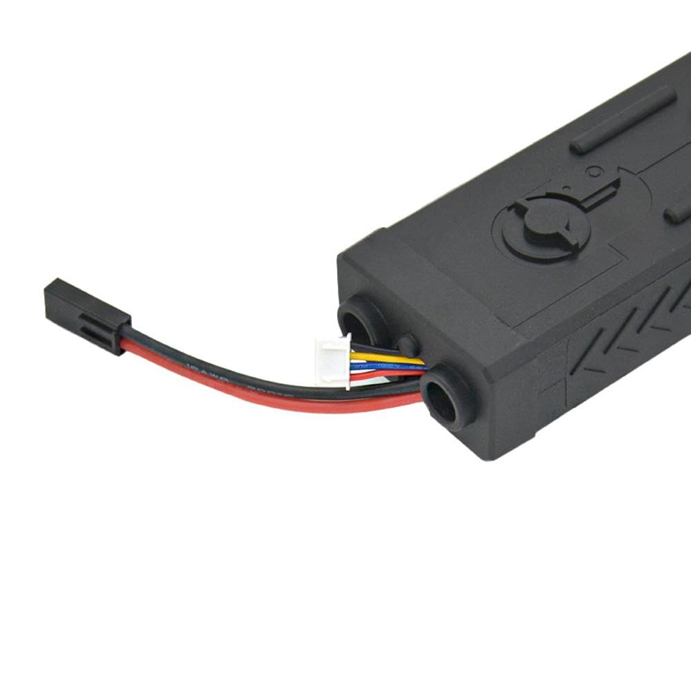 Custodia tattica per batteria, batteria agli ioni di litio, scatola per montaggio su rotaia, 1600-2300 mAh, ideale per applicazioni militari e di caccia