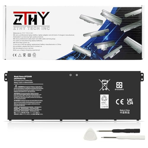 Image of AP22A8N Laptop Battery Replacement for Acer Swift Go SFG14-71 SFG14-71T SFG14-72 SFG16-71, TravelMate P2 TMP214-55 TMP214-55-TCO TMP216-51-TCO, P4 TMP414-53 TMP416-52, P6 TMP614-53-TCO AP22ABN 65Wh