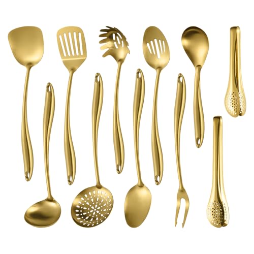 Lazycorner Matte Gold Utensils