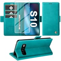 Giyer – für Samsung Galaxy S10 Hülle mit Schutzfolie, Handyhülle Gal