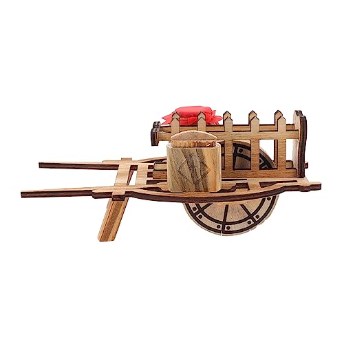 CIYODO wooden wheelbarrow sculpture