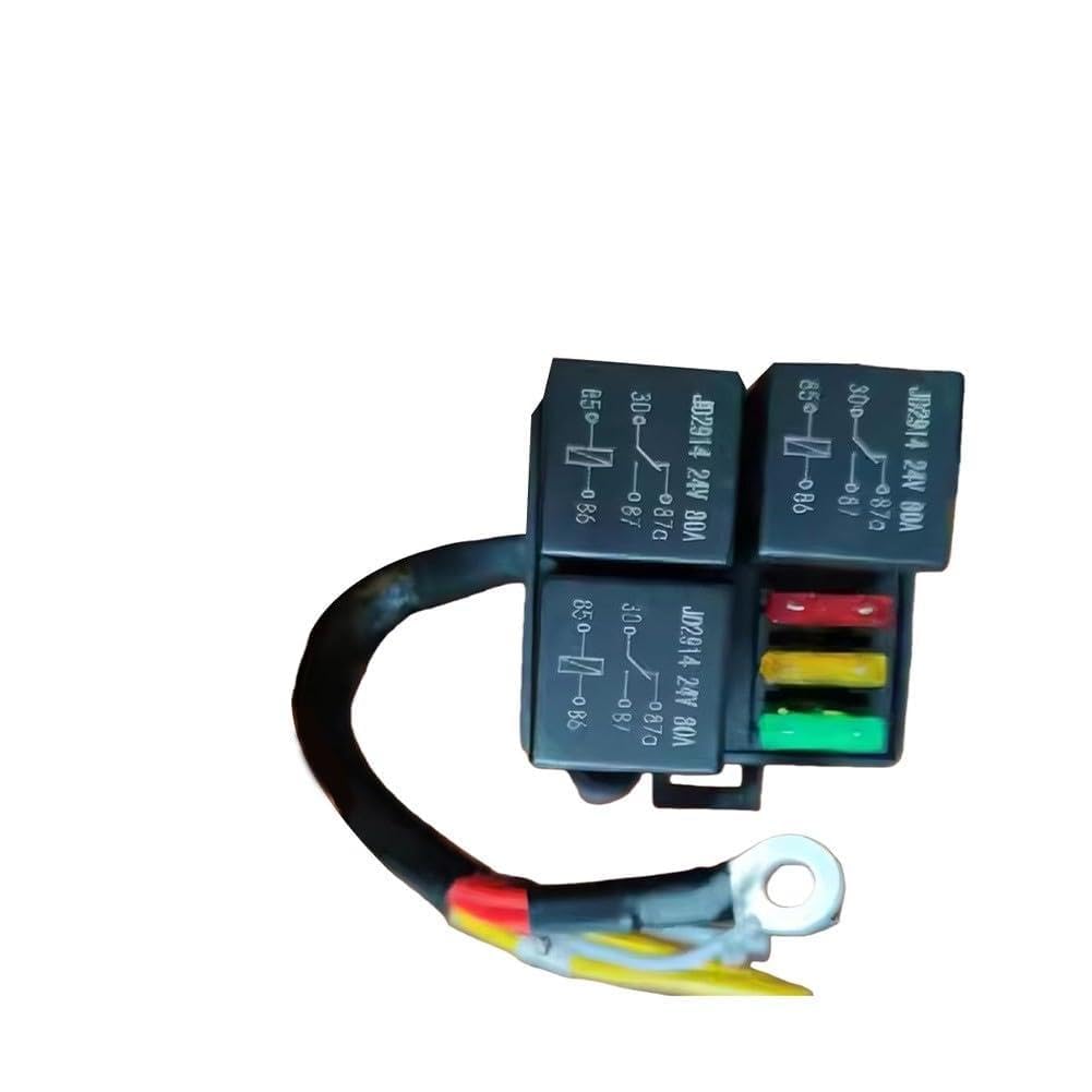 Boîte de relais de fusibles ZYNCUE 24V ATC ATO précâblée noir