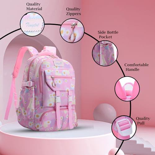 Image of Tinytot 30 Litre, Stylish & Trendy Water Resistant High Storage Multi-purpose School Backpack College Bag Travel Standard Backpack Bag For Boys & Girls, 2nd Standard Onward, 19 Inch