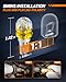 SEALIGHT 912 921 LED Bulb Reverse Light Super Bright 3020SMD Canbus Error Free T15 LED Backup Lights for 906 916 W16W 912 LED Bulb with 360° HD Projector, 6000K White, Pack of 2