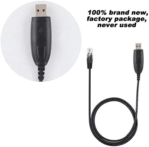 8-pin USB Programming Cable for BJ-218 Programming, USB Programming Frequency Writing Cable Radio Programming Cable for BAOJIE Mini Radio BJ-218 Radios Walkie Talkie,