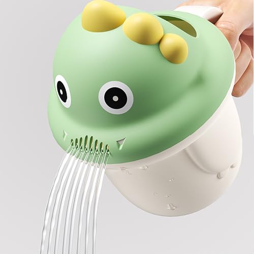 Image of Rinse Shampoo Rinser Baby Rinse Cup Baby Bath Rinser Wash Hair Cup by Protecting Infant Eyes (Green)