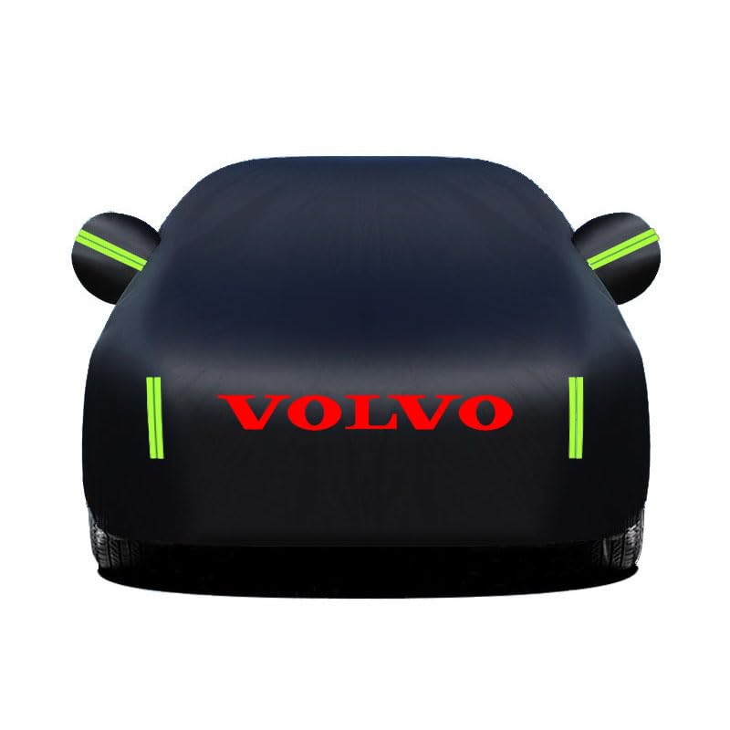JVTMMY Funda Coche para Volvo XC60 Before-2017, Cubre Coches Exterior Impermeable Transpirable, Cubierta para Coche Anti-UV Resistente Al Polvo Lluvia Nieve Rasguño,E Black1