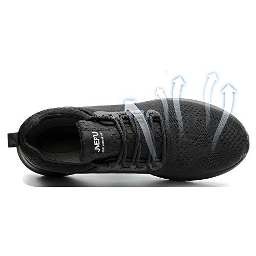 Foto von KTDYG Herren Damen Arbeitsschuhe S3 Sicherheitsschuhe Leicht Sportlich Schutzschuhe Stahlkappen Schuhe 35-48