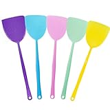 5 PCS Fly Swatter,Long Hand Flyswatters,Manual Pest Control Fly Catcher for Indoor Outdoor Mosquitoes, Flies, Spiders, Insect(Multicolored)