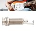 Guitar Output Jack,Versatile Compatibility, Reduce Noise Metal Guitar Bass Jack 1/4 Inch Cylinder Output Socket for Electric Guitars Basses, Easy Plug and Play (Champagne)