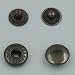 Bluemoona 100 Sets - 10mm 3/8" Metal Snap Fastener Leather Rapid Rivet Button Sewing (Gun Black)