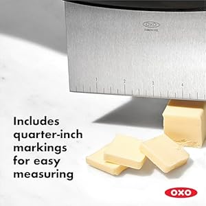 Oxogoodgripsbenchscraperchopper1countstainlesssteel Urban Country Home Decor Oxo good grips bench scraper chopper 1 count stainless steel urban country home decor