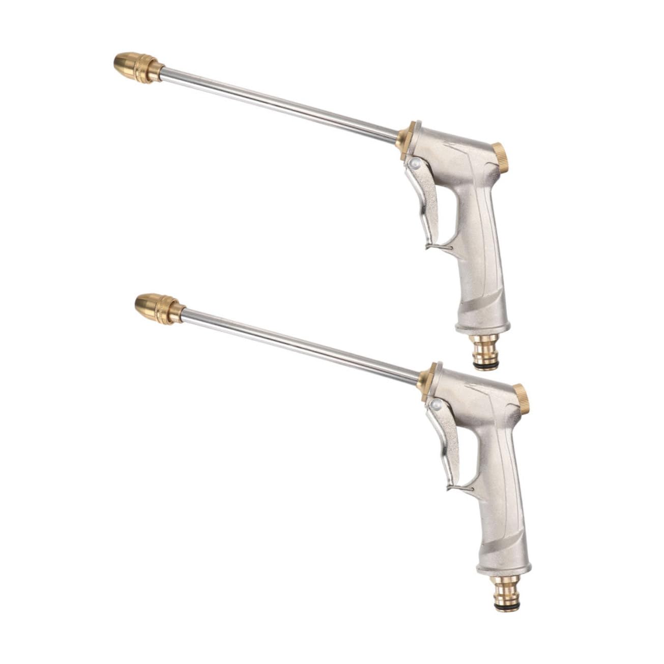BESPORTBLE 2pezzi Ugello Per Irrigazione Manuale Ugello Ad Alta Pressione Per Lavaggio Auto e Giardinaggio Compatibile Con Vari Tubo Resistente Alla e Alla Corrosione Manico Ergonomico Per