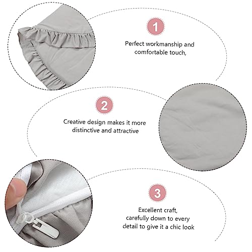 Beatifufu Kruipendeken Tapijten Voor Kinderen Baby Vloer Speelkleed Peuter Tapijt Kinderkamer Tapijten Zachte Kruipende Mat Game Deken Voor Kinderen Stof Lichtgrijs Baby Spelen Tapijt Baby - Afbeelding 6