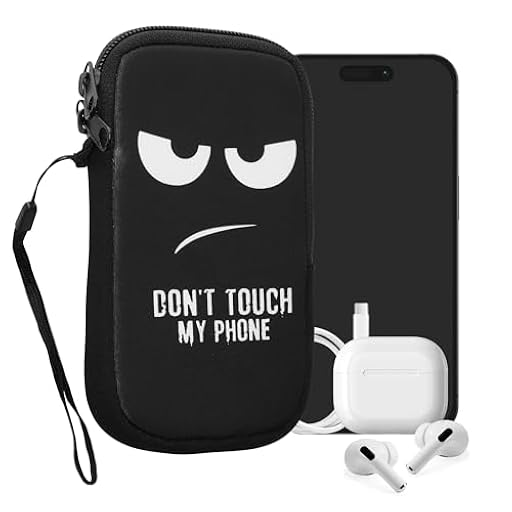 kwmobile Carcasa para móvil tamaño M - 5,5" - Funda Universal con Cremallera - Estuche de Neopreno - Don´t Touch my Phone | Ya disponible en tu tienda friki favorita! En mundofriki.es! kwmobile Carcasa para móvil tamaño M - 5,5" - Funda Universal con Cremallera - Estuche de Neopreno - Don´t Touch my Phone | Ya disponible en tu tienda friki favorita! En mundofriki.es!