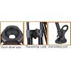 E-Image EK60AAM Video Photo Studio Tripod and Fluid Drag Kit,Black