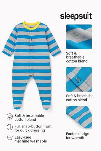 Image of TuddyBuddy 100% Cotton Romper /Bodysuit for Baby Boys