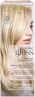 L'Oreal Paris Le Color One Step Hair Toning Gloss, Cool Blonde, 4 Ounce