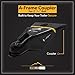 GusHill USA GH 25200 A-Frame Trailer Coupler, 2 5/16-in Hitch Ball, 14,000 lbs, Durable Black E-Coating
