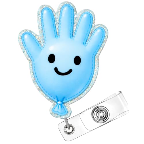 Balloon Glove Nurse Badge Reel ID Holder