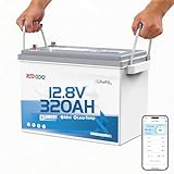 Redodo 12V 320Ah Mini LiFePO4 Battery, 4096Wh Off-Grid Power for RV Camper Marine Solar Home, 32% Smaller with 200A BMS, IP65 & Bluetooth 5.0, Low Temp Cutoff, Up to 15000 Cycles