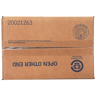 Equal 827553 Zero Calorie Sweetener, 0.035 oz Packet, 2000/Carton