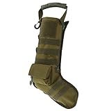 Mit einem kleinen Beutel an der Außenseite des Strumpfes, um einige kleine Gegenstände zu halten. Wasserdichtes Futter, praktisch und langlebig.