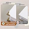 100 Pcs Book Corner Protectors, 5 Colors Vintage Metal Book Corners, Triangle Decorative Photo Corners for Crafting, Scrapbook Photo Album Notebook, Books Edge Guard #4