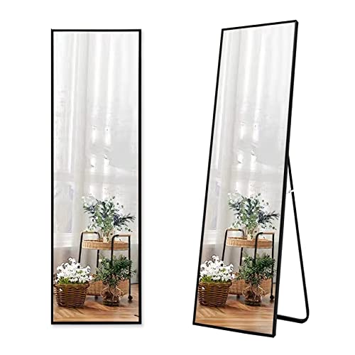 FLYMUHJIA Full Body Standing Mirror with Aluminum Alloy Thin Frame