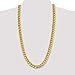 14k Yellow Gold 12.6mm Miami Cuban Chain Necklace 30 Inch Pendant Charm Curb Fine Jewelry For Women Gifts For Her