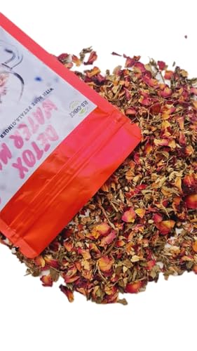 Image of Rlb Choice Combo : Belly Fat Tea - 30 tea bags And Detox Water Mix - 100g | Weight Loss, Slim Belly, Reduce Bloating, Skin Glow | Plant Based Herbal Tea Pack
