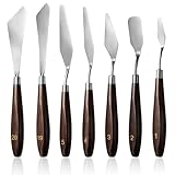 7Pcs Spatula Palette Knife Painting Knife Set Stainless...