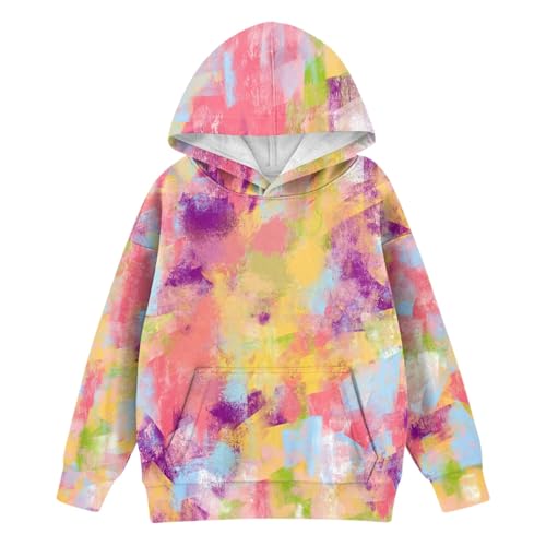 GOFULY Hoodies For Teen Girls Trendy Cute Sweatshirts Long Sleeve Stars Print Hoodies Oversized Y2K Clothe 2-14 Years4
