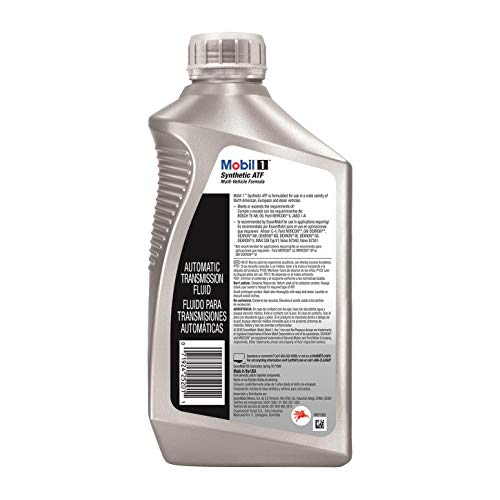 Mobil 1 112980 Synthetic Automatic Transmission Fluid - 1 Quart - Thumbnail 2