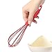 Mini frusta in silicone - Fronzatura da uova per piccoli uova resistente al calore per cucinare, miscelatore portatile non stick, strumento di sbavatura della cucina | per mescolare immagine