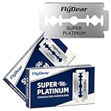 BUTBU 20pcs Lame de Rasoir, Rasoir Lames de Rechange en Acier inoxydable Suédois, pour un ...