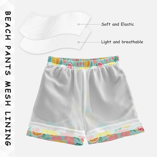 senya Cartoon Cute Fruit Boys Swim Trunks Toddler Shorts Swimwear Boardshorts4
