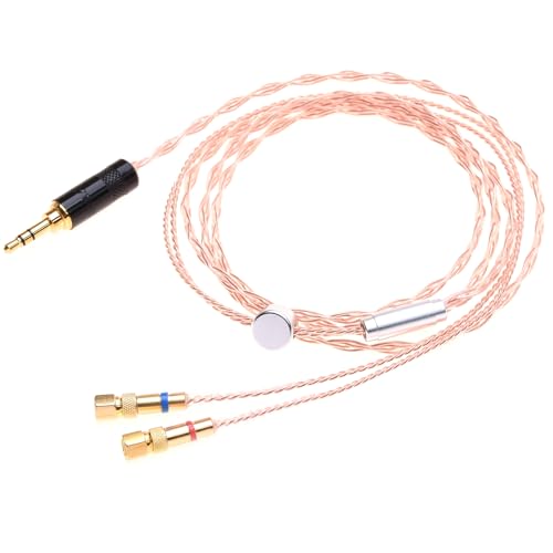 1.2m 4ft 5N OCC Audio Headphone Upgrade Cable for Hifiman He-5 He-6 He-400 He-500 He560 Headphone Replacement