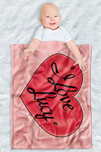 LOGOVISION I Love Lucy Lightweight Baby Blanket, 30"X40", 3D Logo