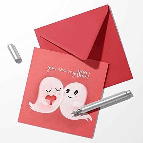 You Are My Boo Funny Valentines Card for Boyfriend and Girlfriend / Humorous Anniversary Card for Wife or Husband / Fiance Valentine Day Cards for Him or Her / Birthday Card