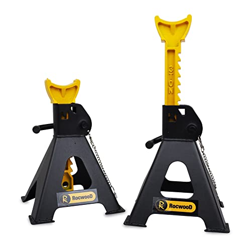 RocwooD 3 Tonne Axle Stand Pair