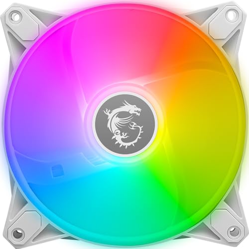 Image of MSI MPG F120 ARGB-2W- 1200 RPM, 120mm, Anit-Vibration ARGB Fans