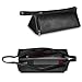 SITHON Travel Carrying Case for Dyson Airwrap Styler/Shark Speedstyle Flexstyle, PU Leather Water Resistant Storage Organizer Bag with Pocket for Dyson Supersonic Hair Dryer (Bag Only) (Black)