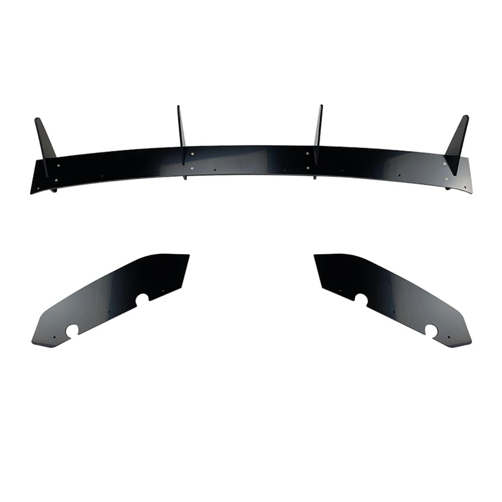 Difusor de paragolpes trasero para Seat Leon 3 MK3 Hatchback color negro 7