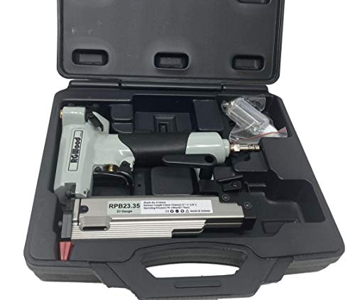 Rgwood Rpb23.35 Pneumatic 1-3/8" 23 Gauge Headless Pinner & Brad Nailer With Starter 6000 Pc. Pin & Brad Assortment & Case #TOP5