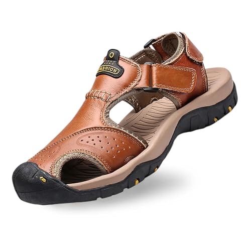Genérico Sandalias Slip On para Hombre, Calzado Plano Ligero de Verano Transpirable, Zapatos Casuales de Exterior para Caminar Cómodo, Chanclas de Playa sin Cordones