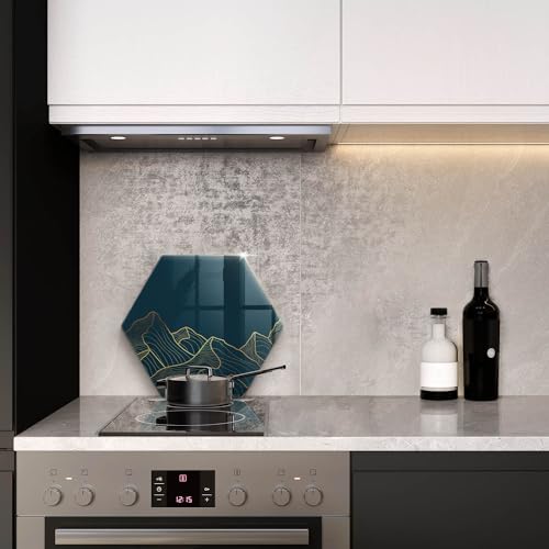 Planche à découper 40cm hexagone Wallfluent en matériau résistant - 4