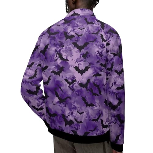 Image of Men's Lightweight Jackets Casual Full Zip Fleece Jacket Men Coats Fashion Long Sleeve Sweatshirt