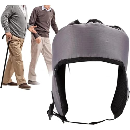 RoMukA Chapeau de Protection pour Personnes âgées, Casque de sécurité pour Personnes âgées, tête Anti-Chute réglable, Casque pour Personnes âgées, Anti-Collision et prévention des Chutes